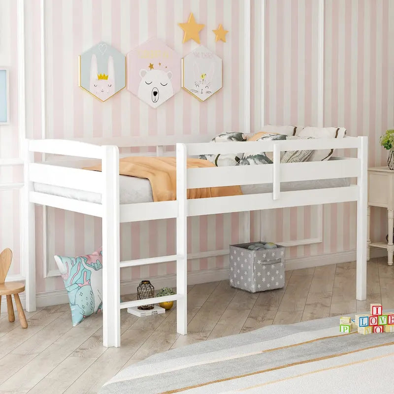 Twin Metal House Tent Bed with Slats for Playtime and Sleep