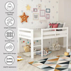 Twin Metal House Tent Bed with Slats for Playtime and Sleep