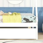 Twin size Tent Floor Bed with Trundle